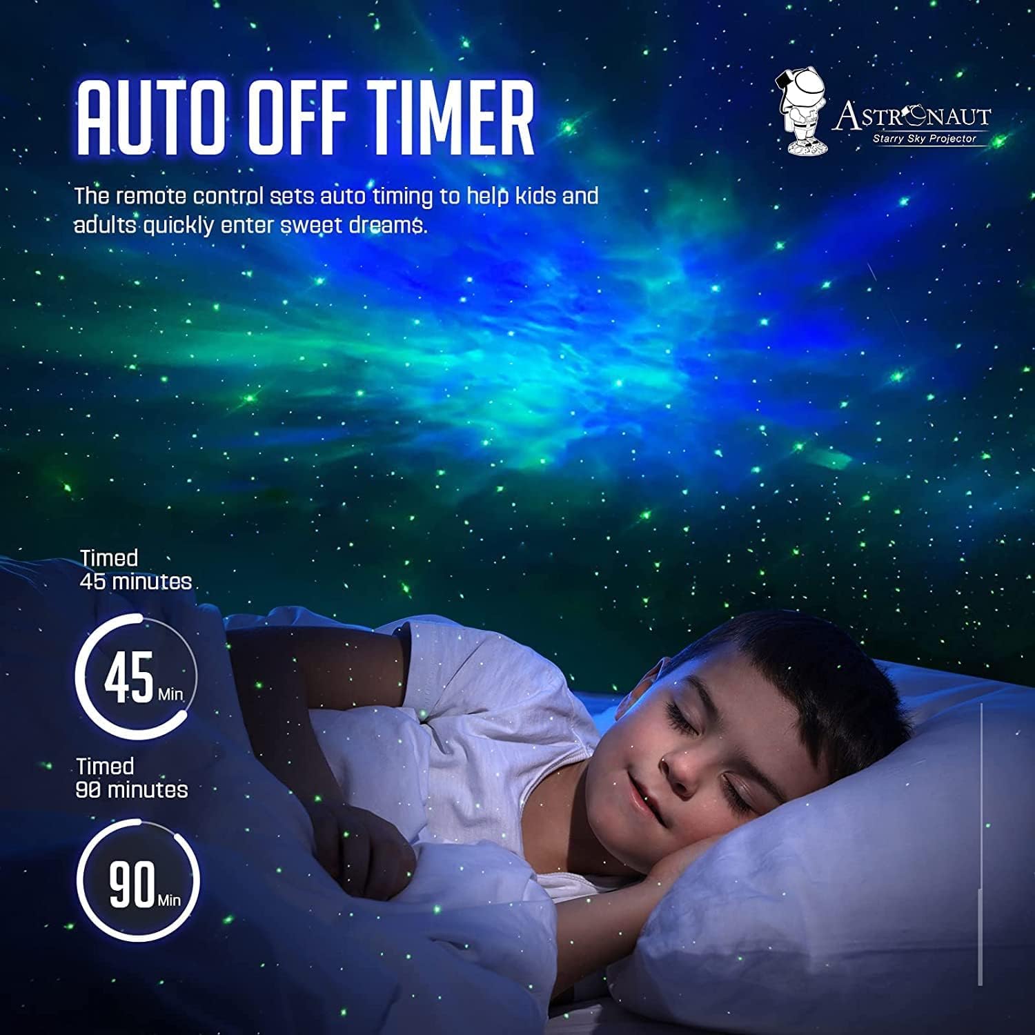 Astronaut Galaxy Projector - Galaxy Light Projector for Bedroom | Astronaut Projector Light | Space Projector Light for Bedroom | Galaxy lamp Light | Astronaut Light | Star Projector Night Light GenzVybs